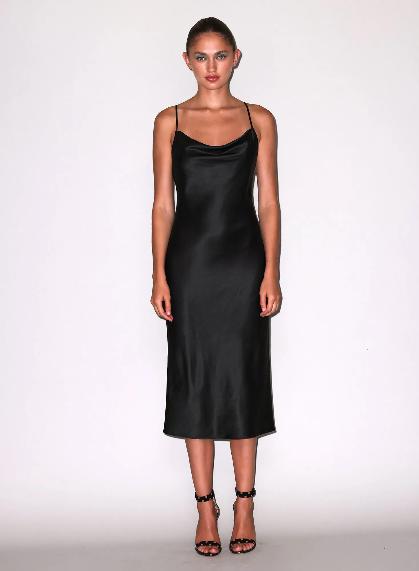 Silk Cowl Slip Dress sold by Fleur du Mal