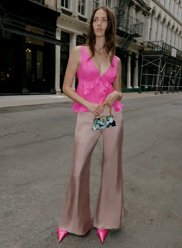 Luxe Twill Flare Pant made by Fleur du Mal