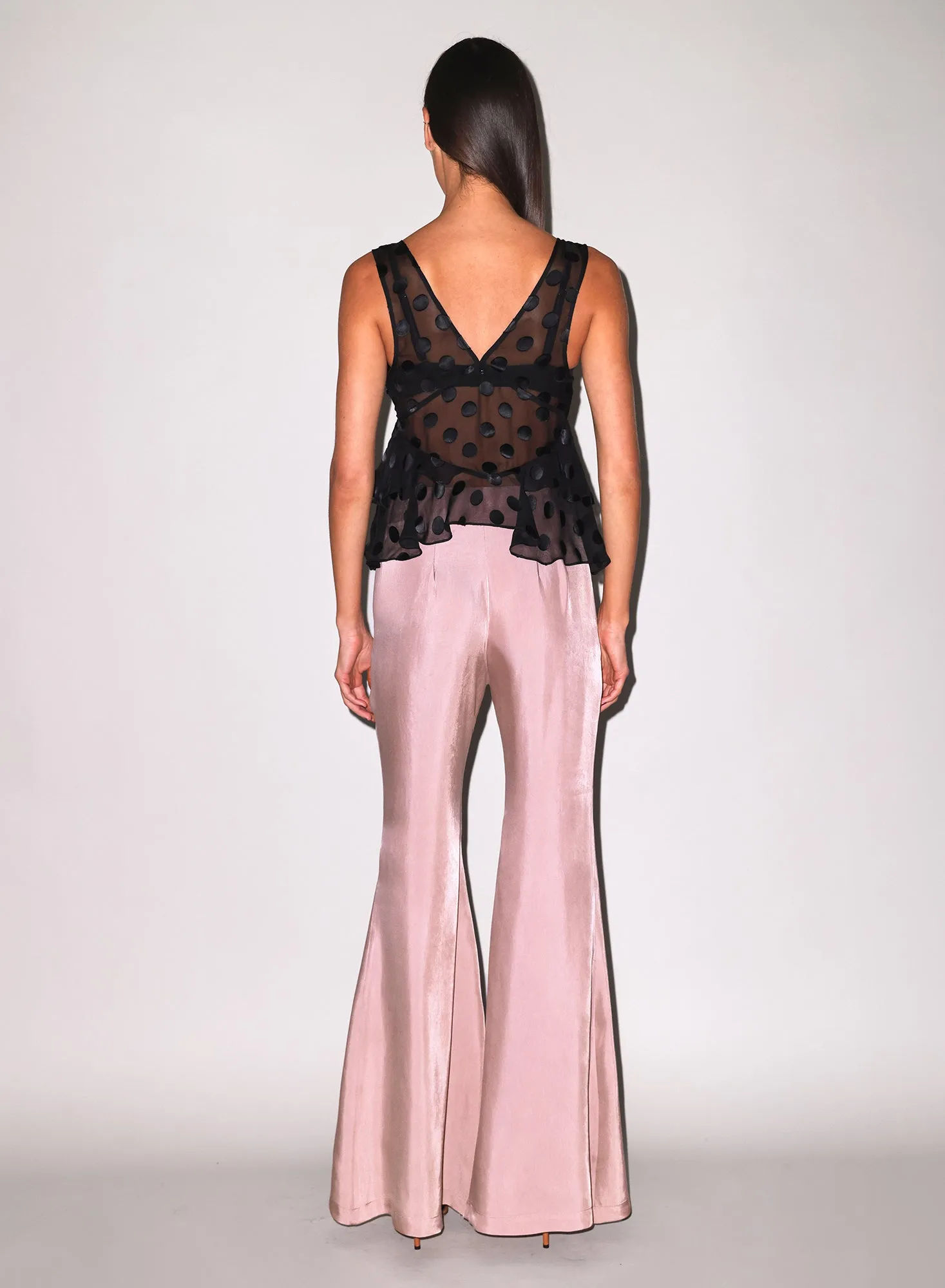 Luxe Twill Flare Pant sold by Fleur du Mal product image thumbnail 2