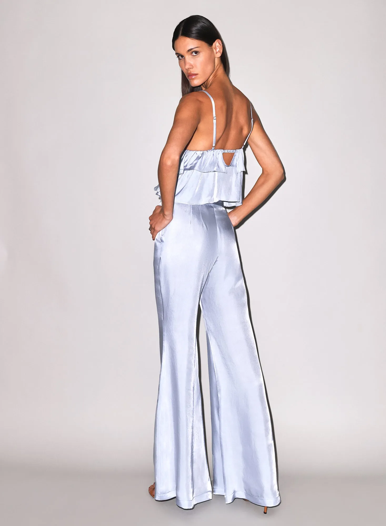 Luxe Twill Flare Pant sold by Fleur du Mal product image thumbnail 5