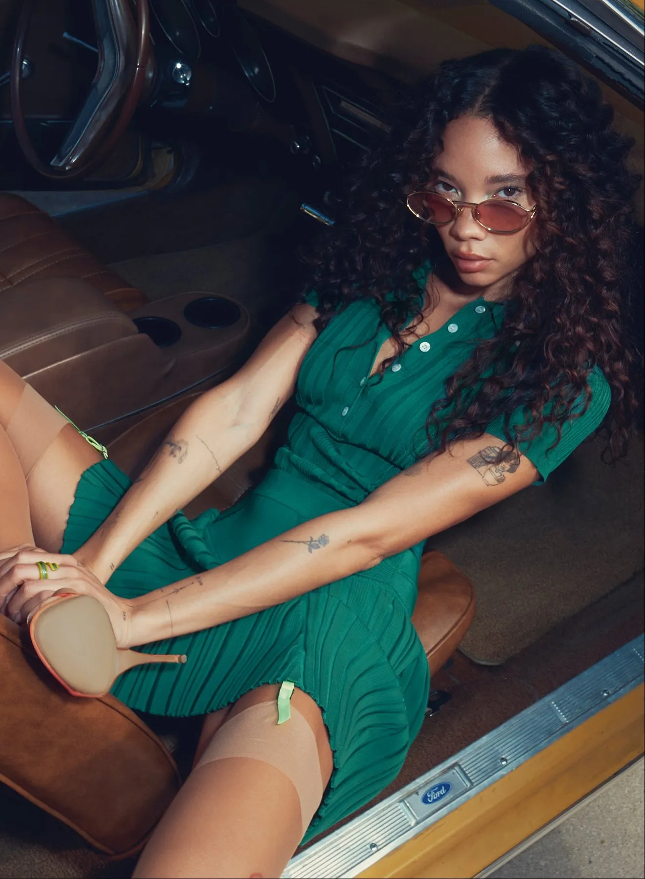 Rib Polo Bodysuit sold by Fleur du Mal product image thumbnail 2