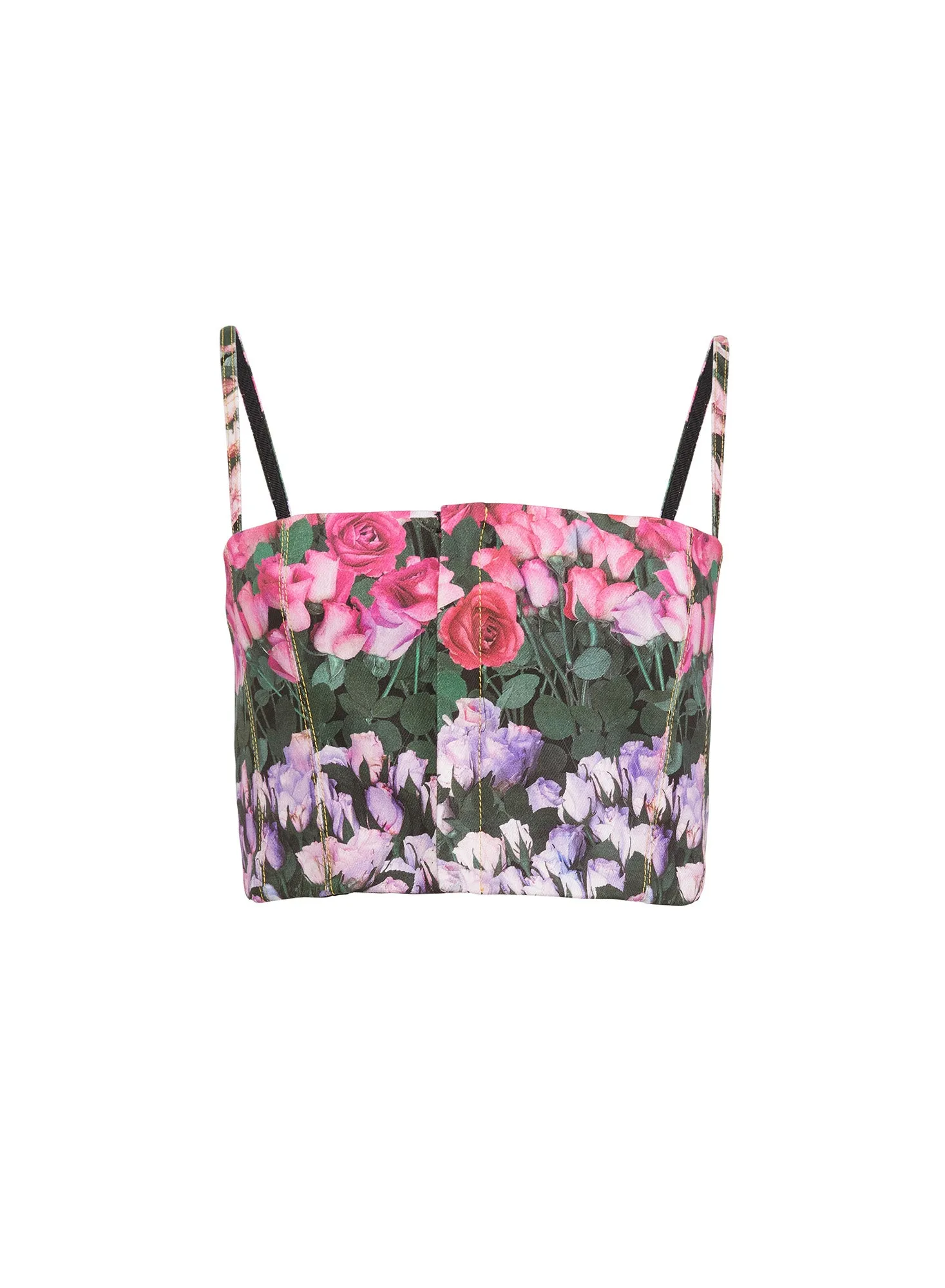 Rose Stripe Denim Top sold by Fleur du Mal product image thumbnail 4