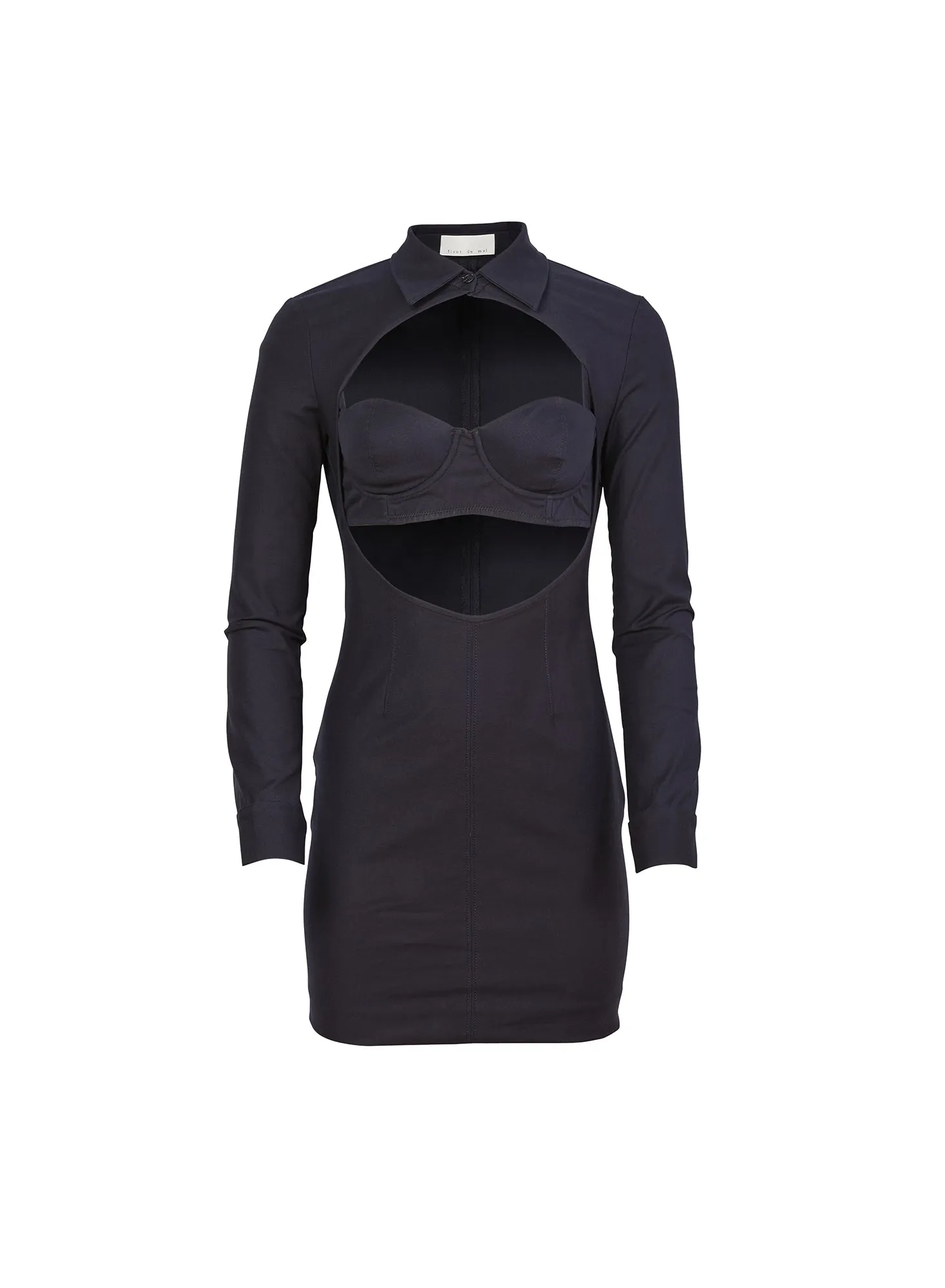 Long Sleeve Cutout Dress sold by Fleur du Mal product image thumbnail 4