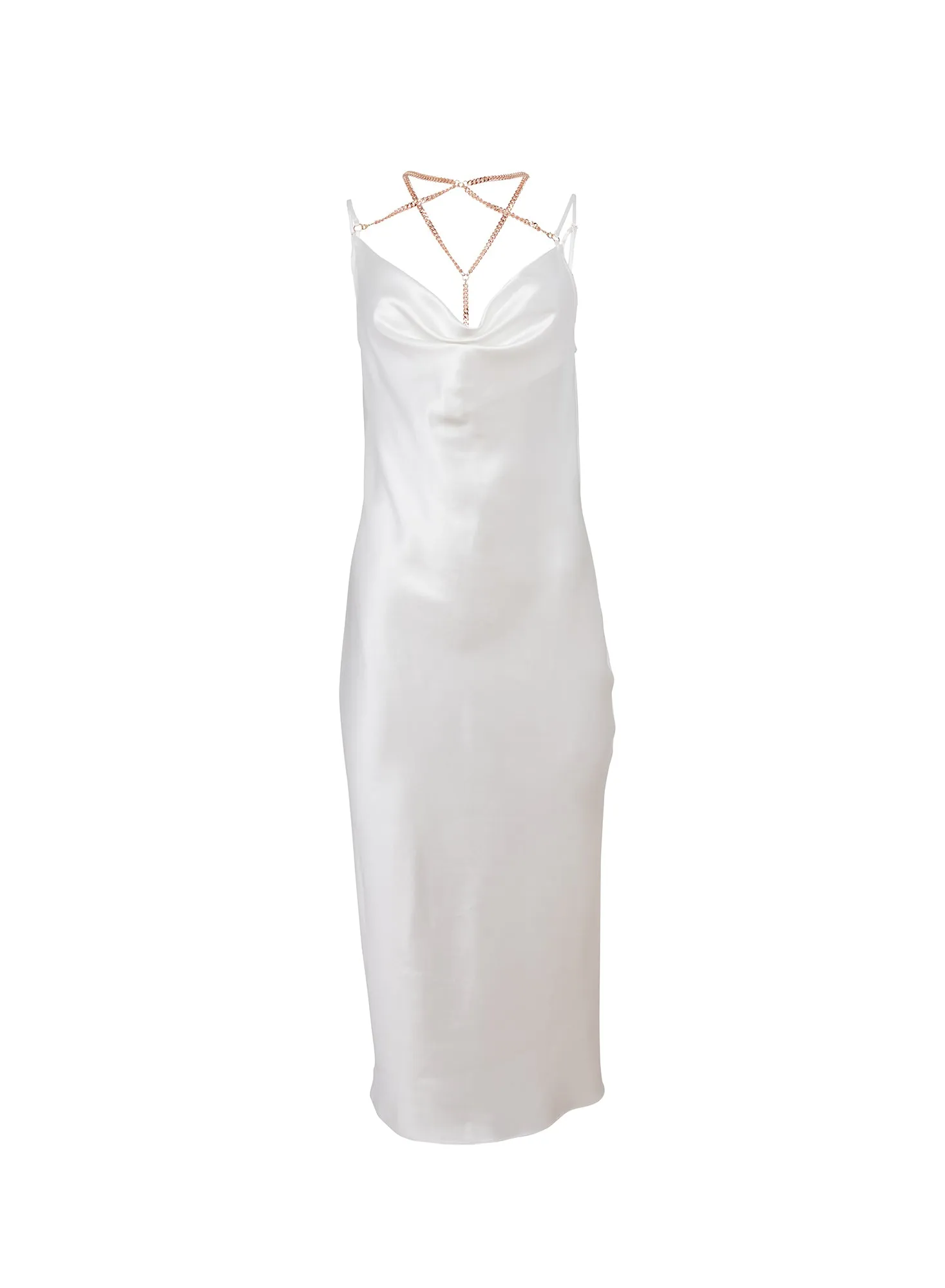 Chain Strap Midi Dress sold by Fleur du Mal product image thumbnail 4