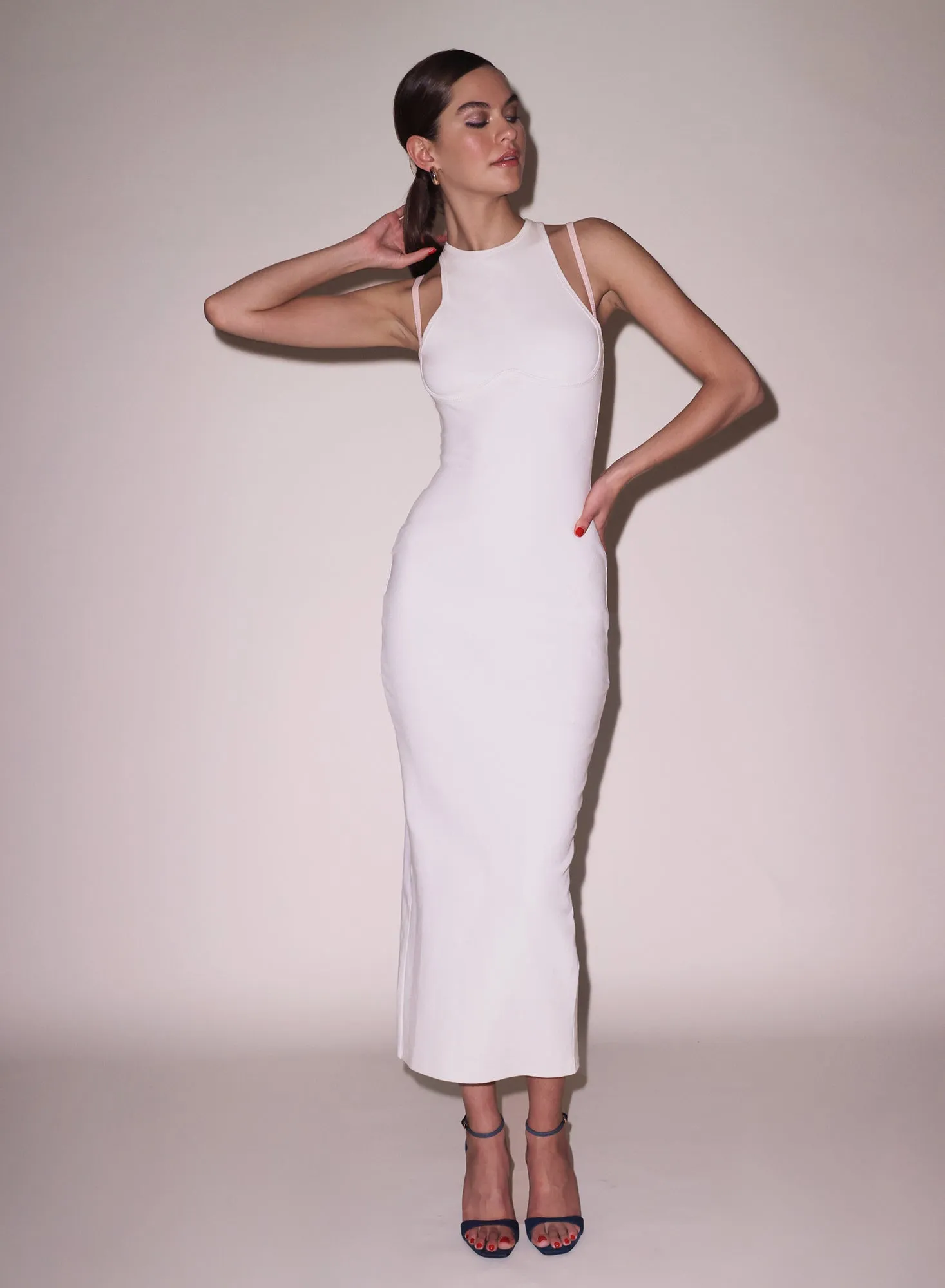 Strappy Ribbed Maxi Dress sold by Fleur du Mal product image thumbnail 3