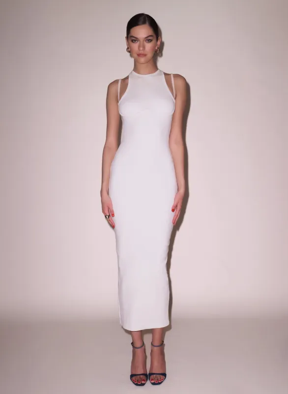 Strappy Ribbed Maxi Dress made by Fleur du Mal