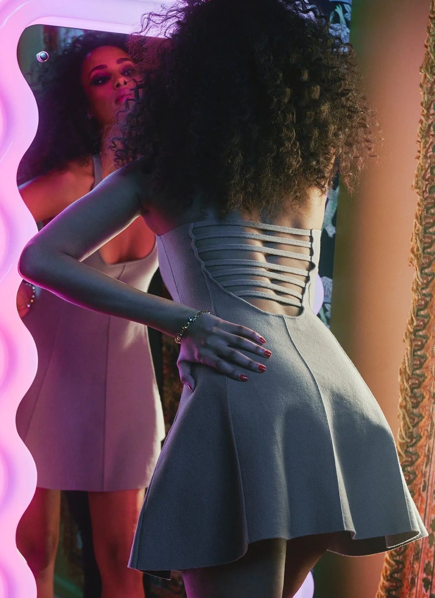 Sofia Flared Dress sold by Fleur du Mal product image thumbnail 4