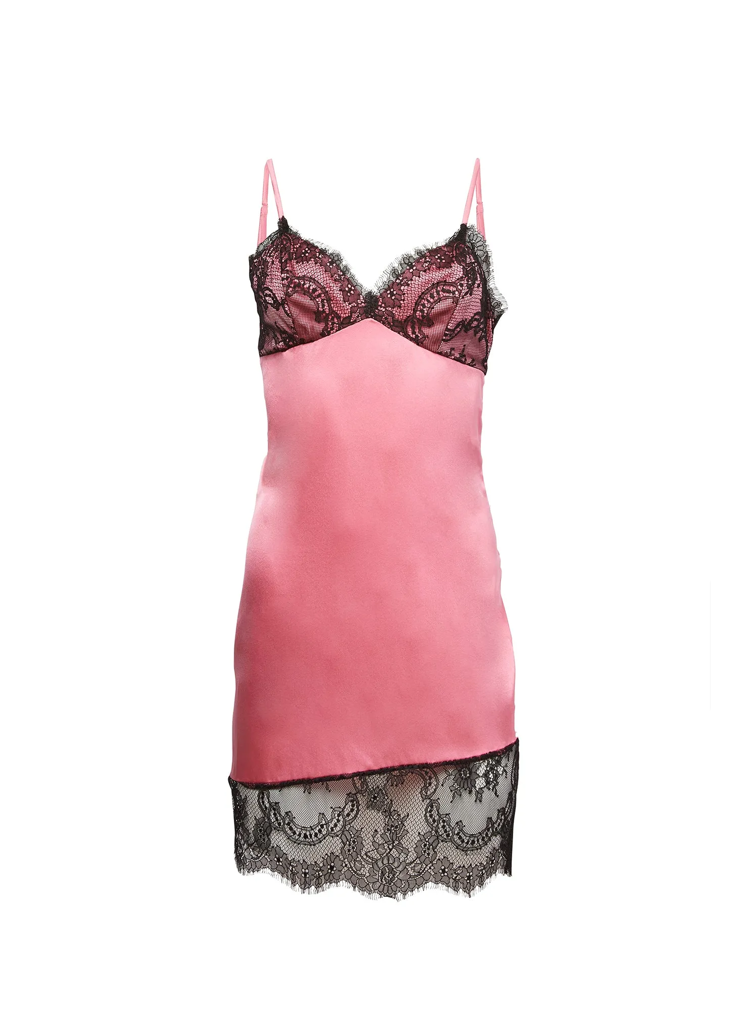Silk & Lace Mini Slip sold by Fleur du Mal product image thumbnail 4