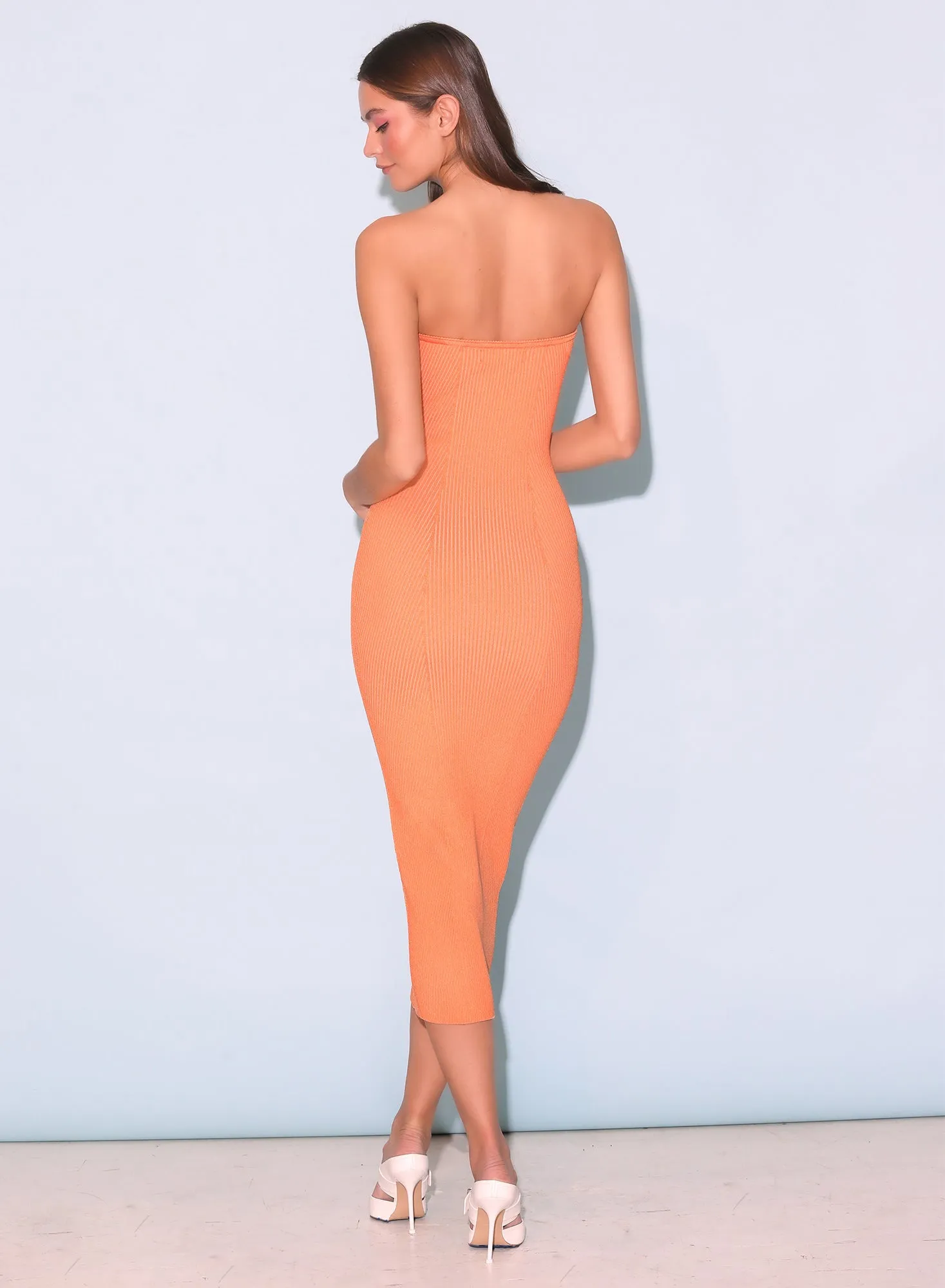 Rib Knit Tube Dress sold by Fleur du Mal product image thumbnail 5