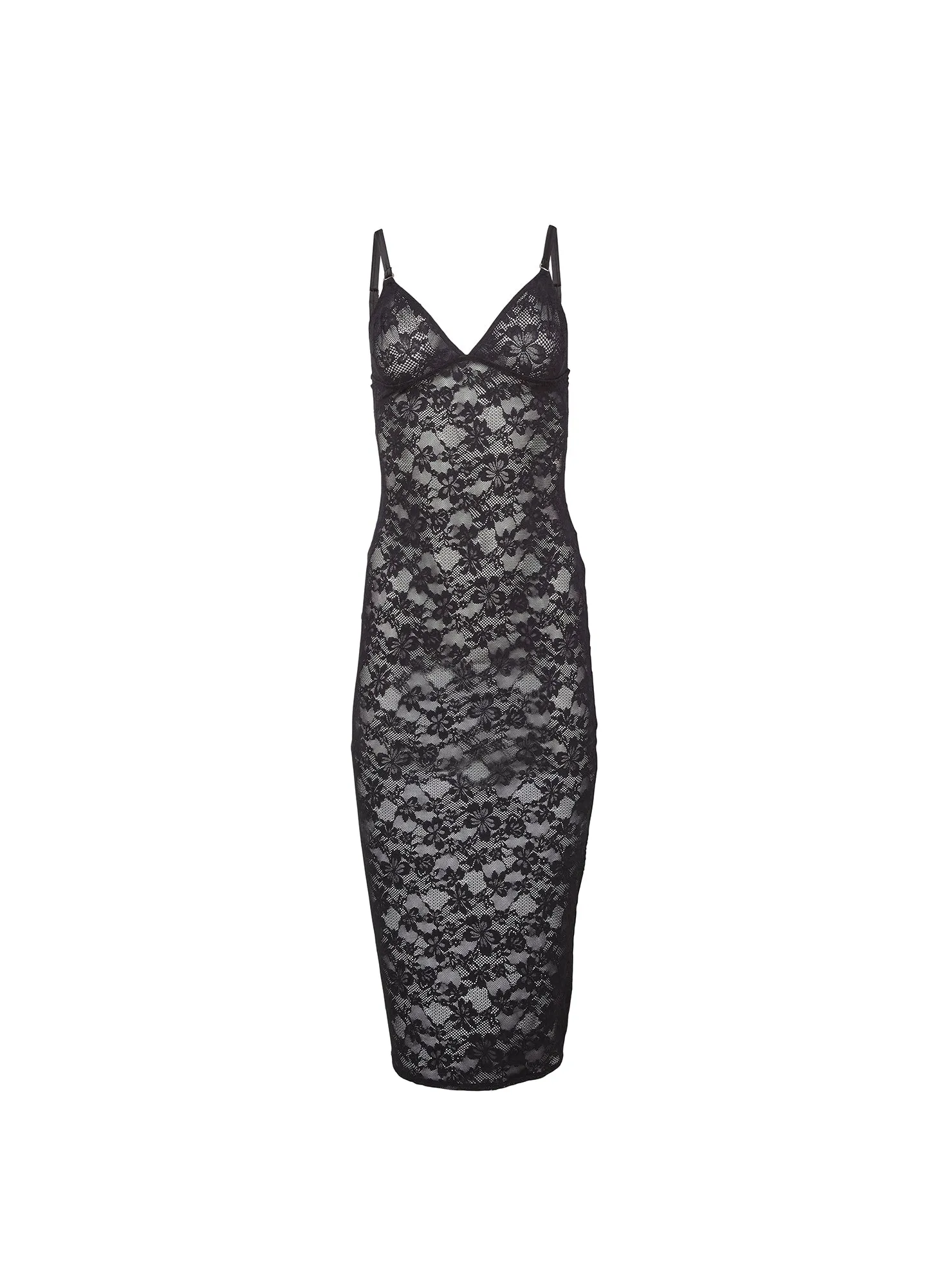 Le Stretch Lace Slip Dress sold by Fleur du Mal product image thumbnail 4