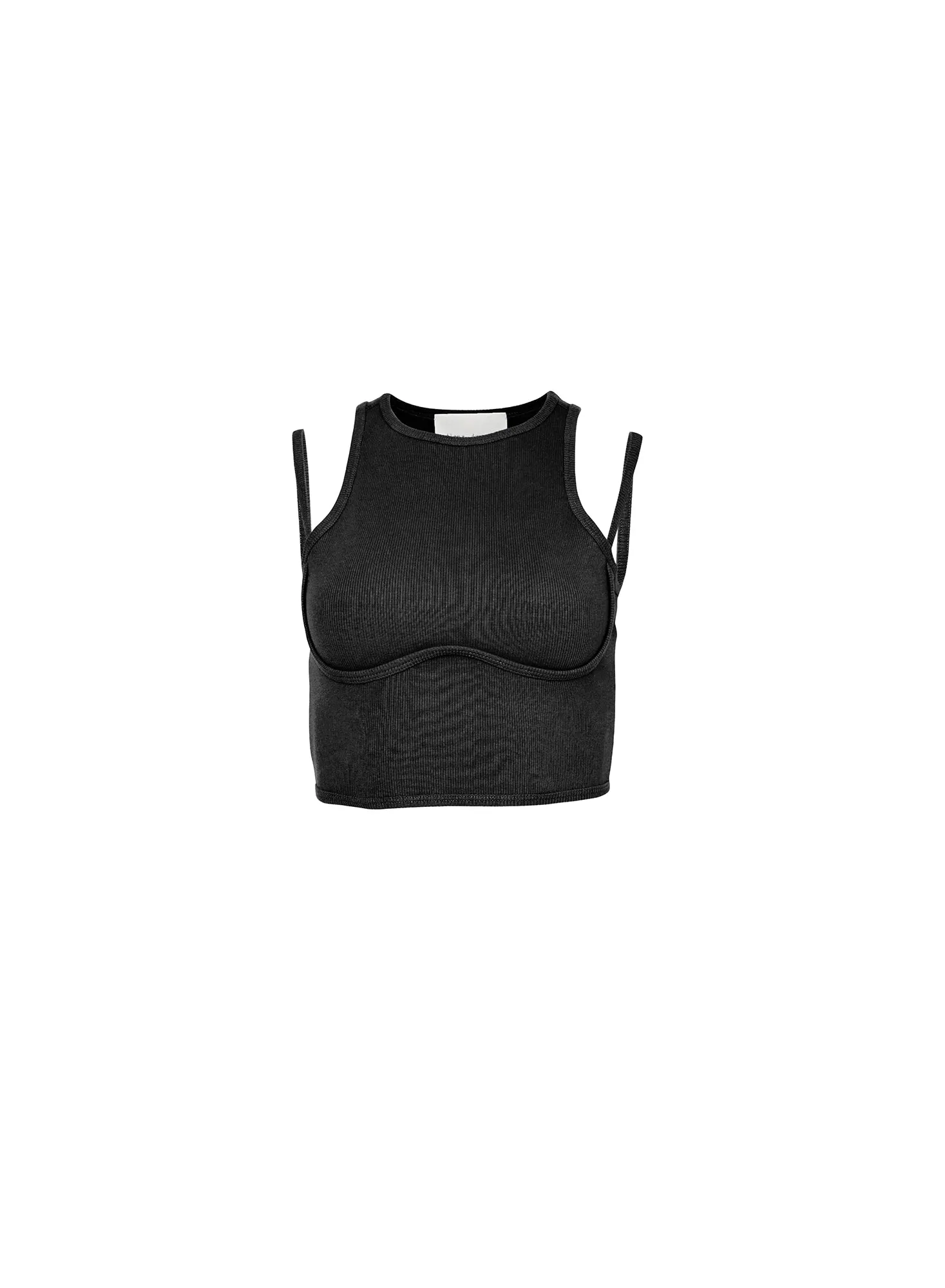 Strappy Ribbed Tank sold by Fleur du Mal product image thumbnail 4