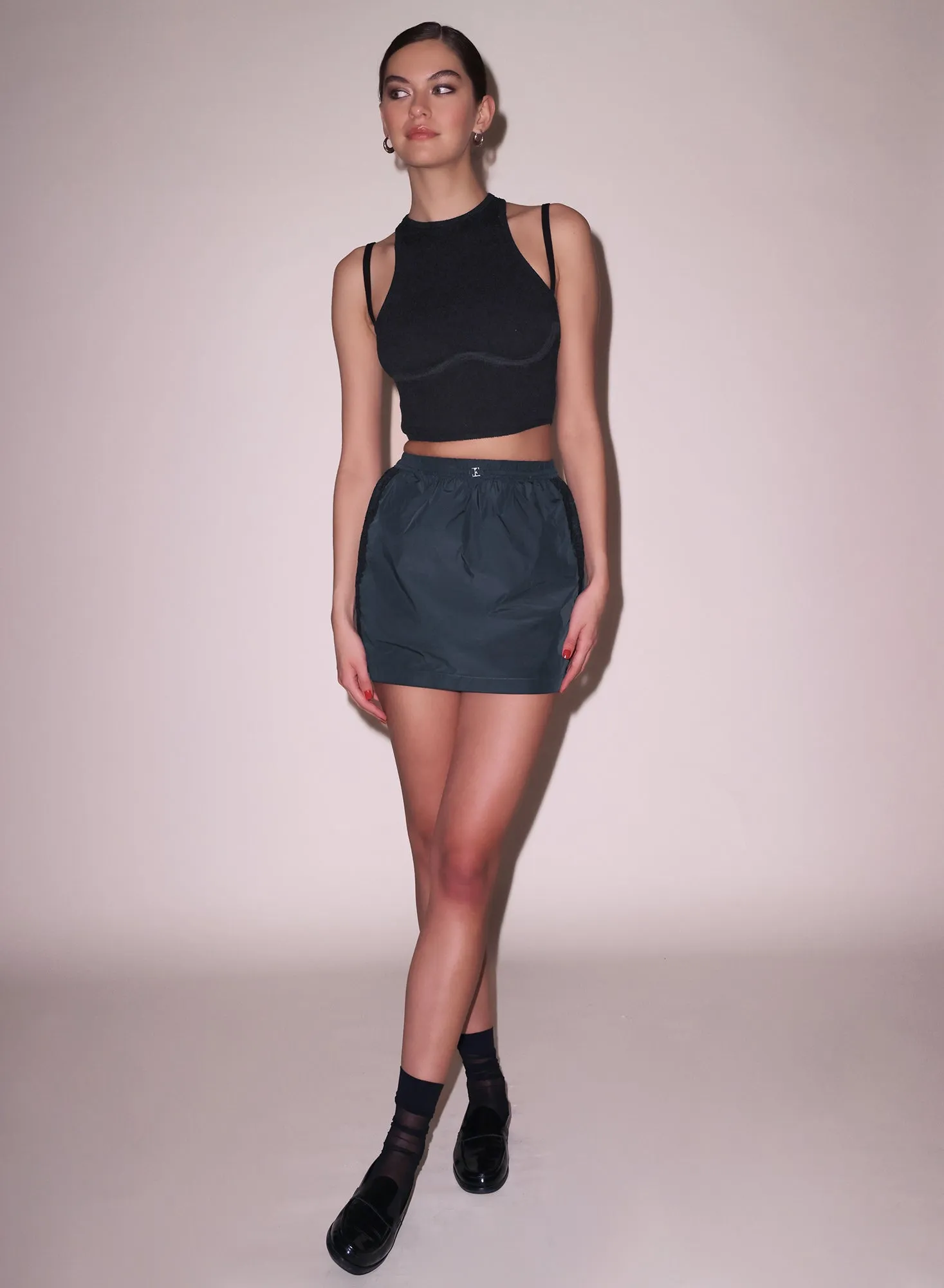 Strappy Ribbed Tank sold by Fleur du Mal product image thumbnail 3