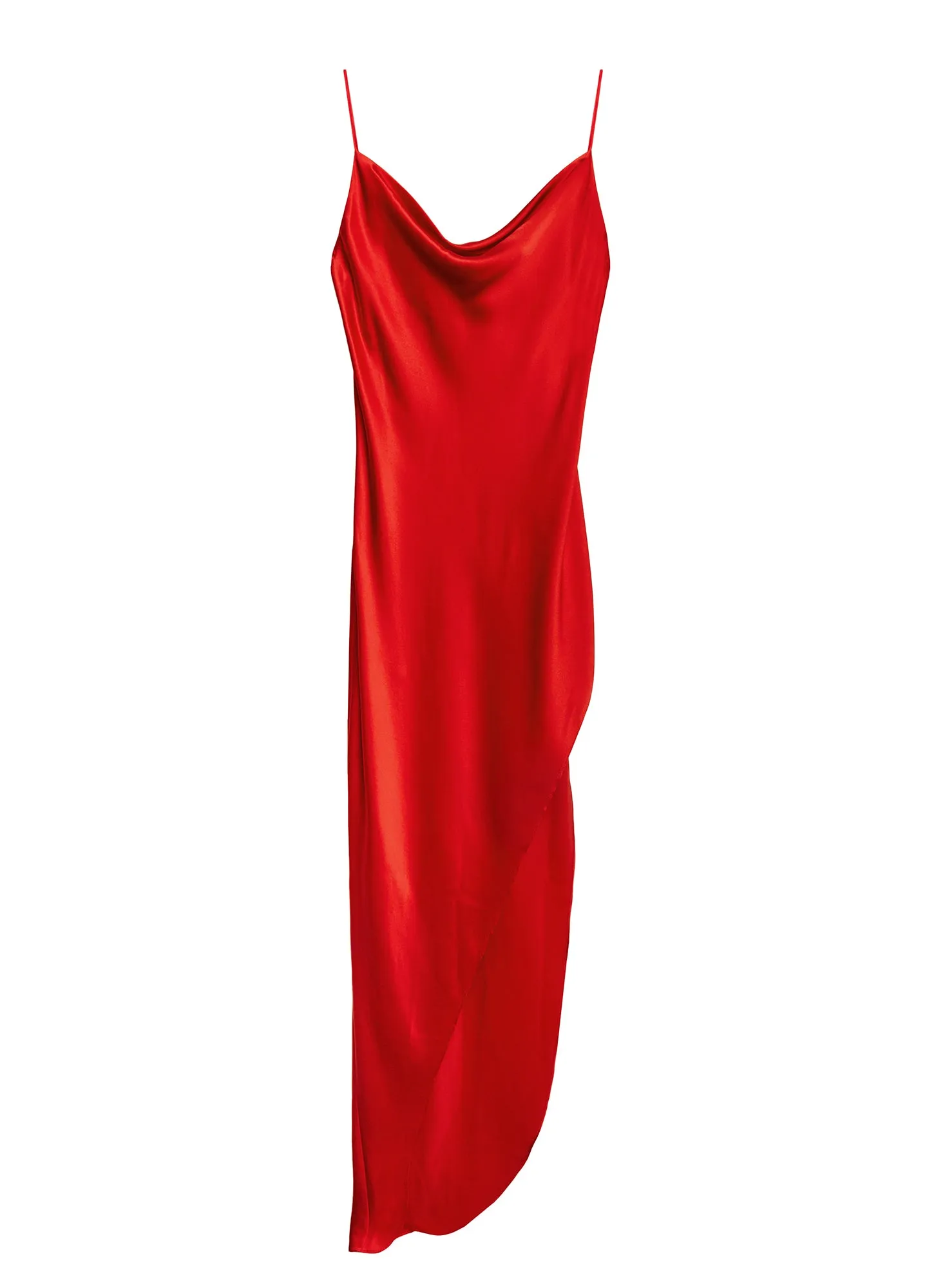 Cowl Neck Slip Dress with High Slit sold by Fleur du Mal product image thumbnail 4