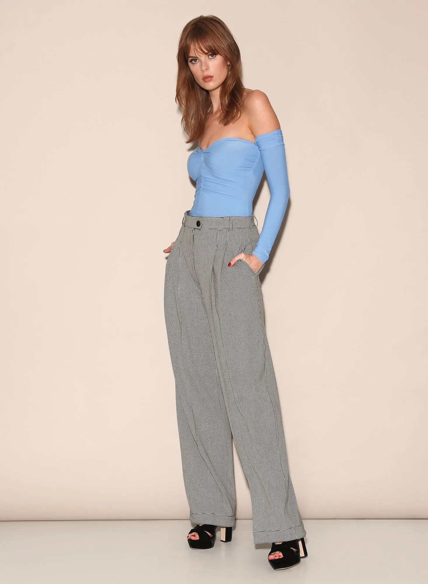 Jersey Ruched Bodysuit sold by Fleur du Mal product image thumbnail 3