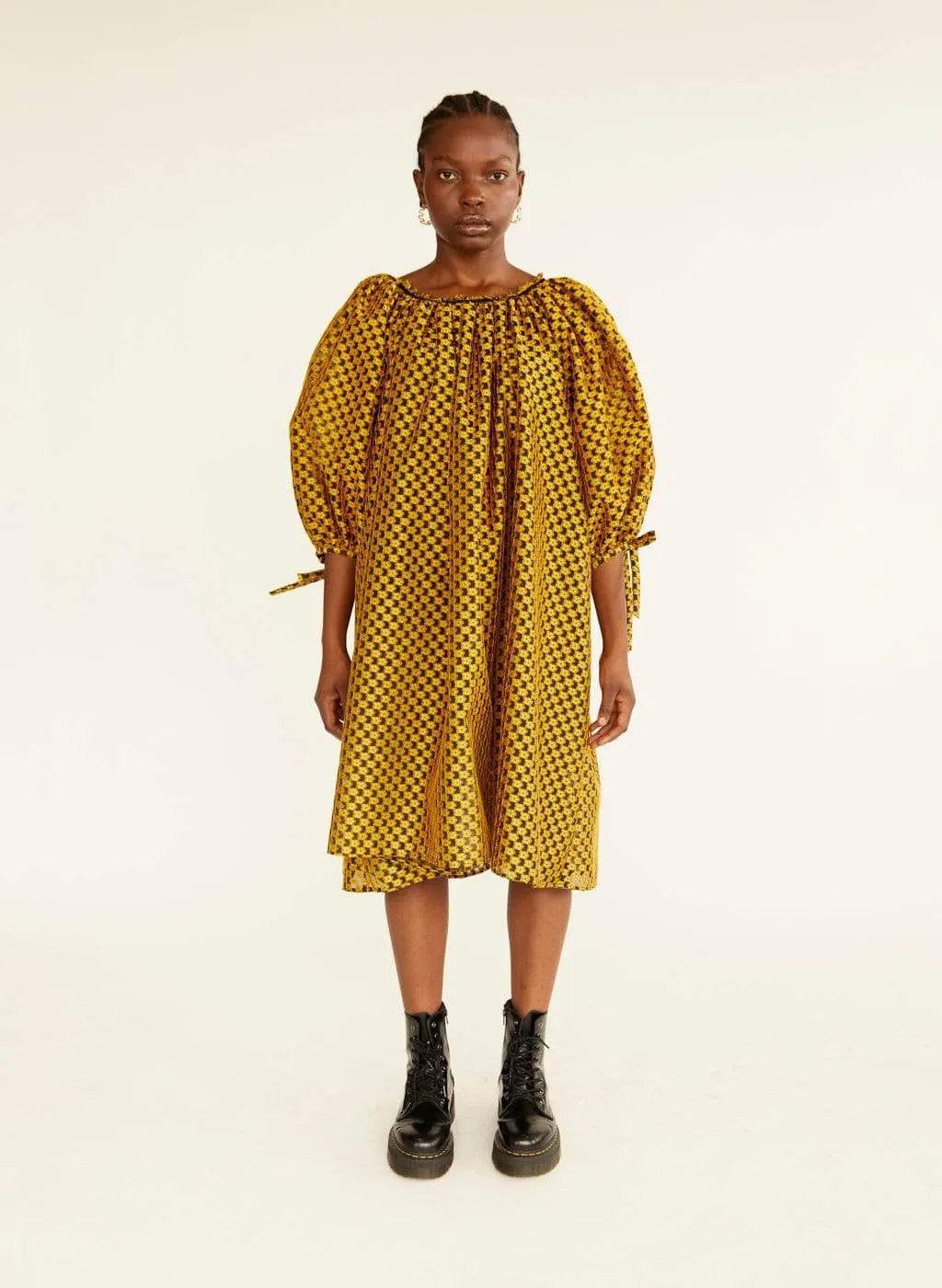 Gold Daisy Madlyn Dress sold by Eliza Faulkner