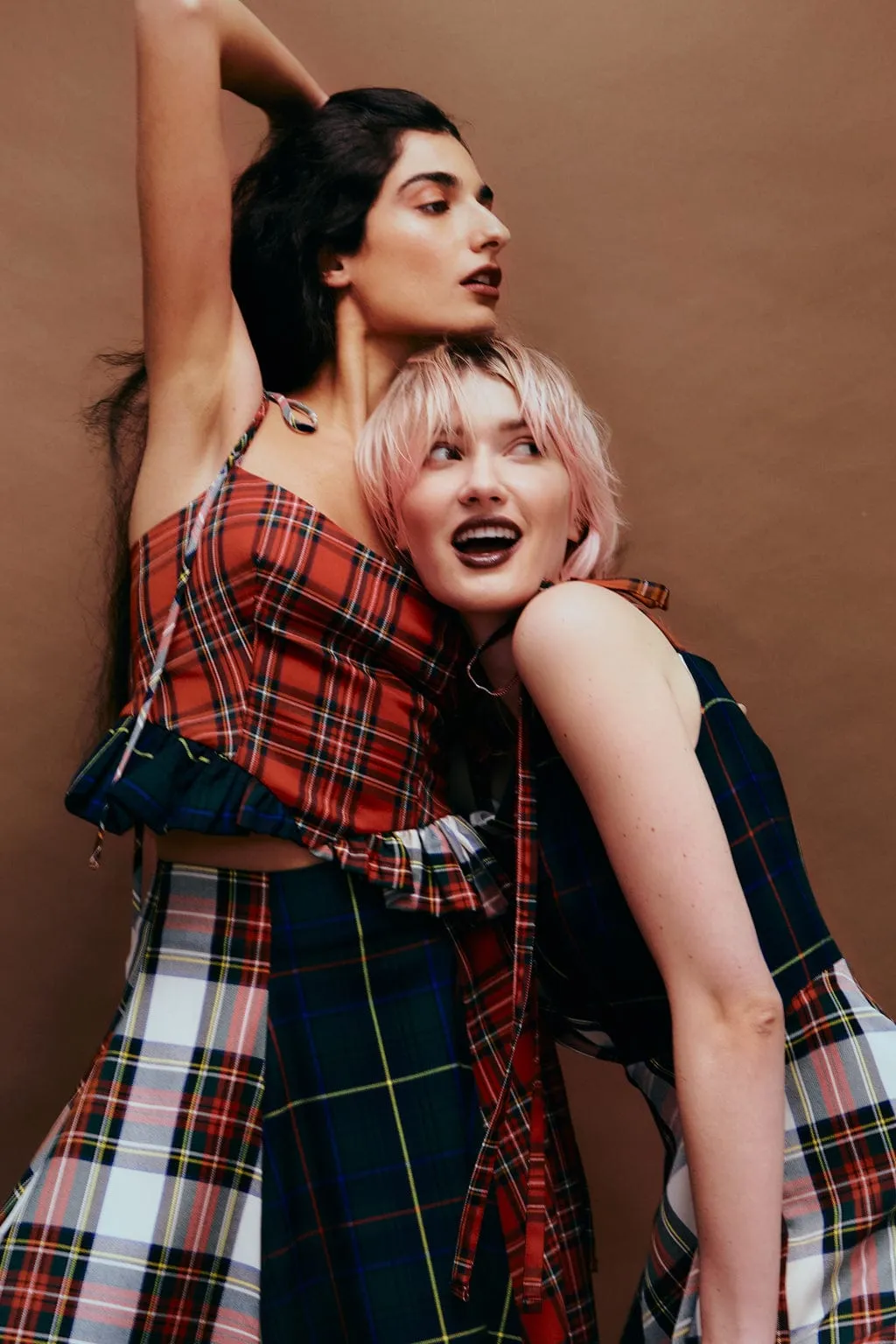 Candy Corset Red Plaid Mix sold by Eliza Faulkner product image thumbnail 3
