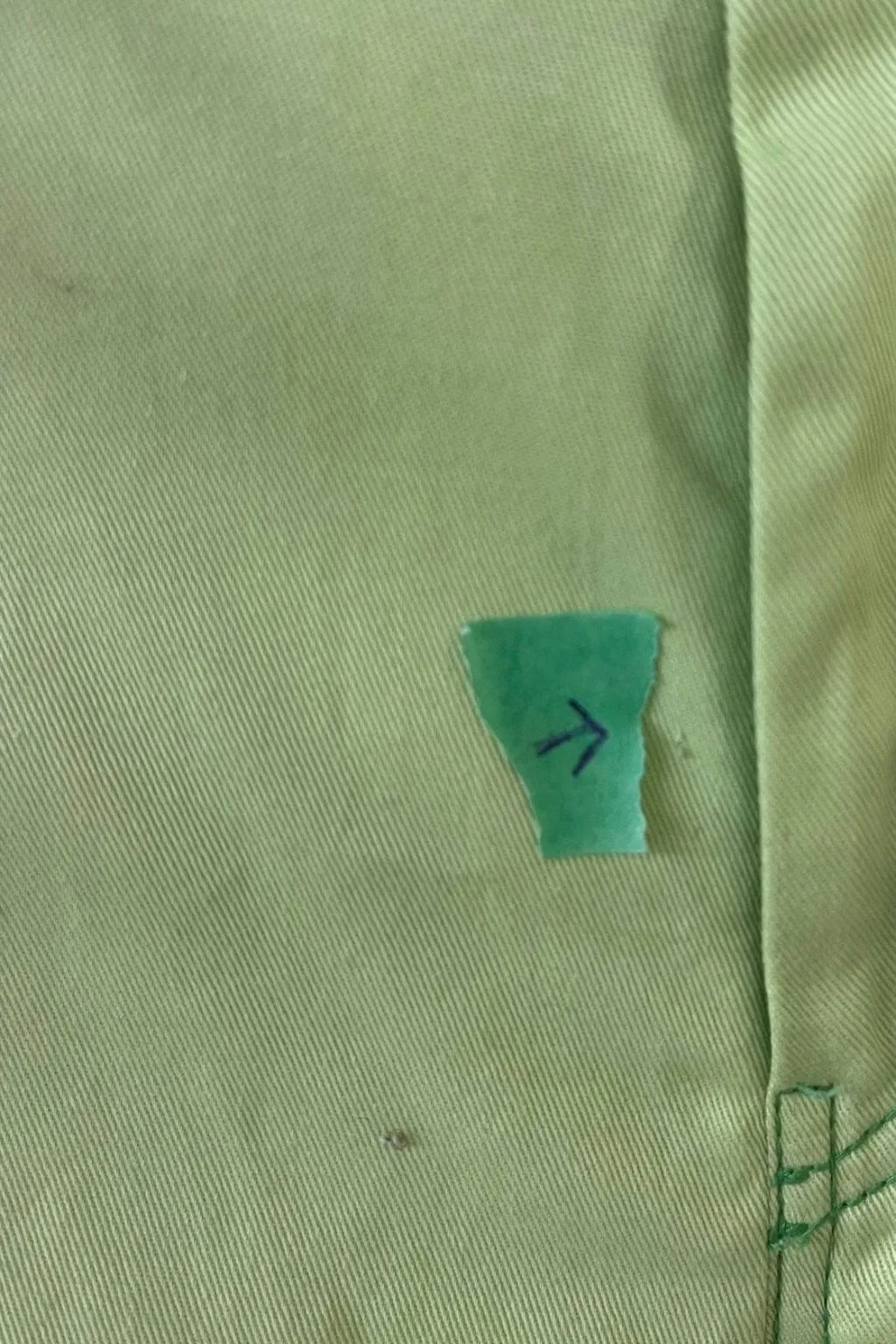 Imperfect Roxy Short Pistachio Green Twill sold by Eliza Faulkner product image thumbnail 3
