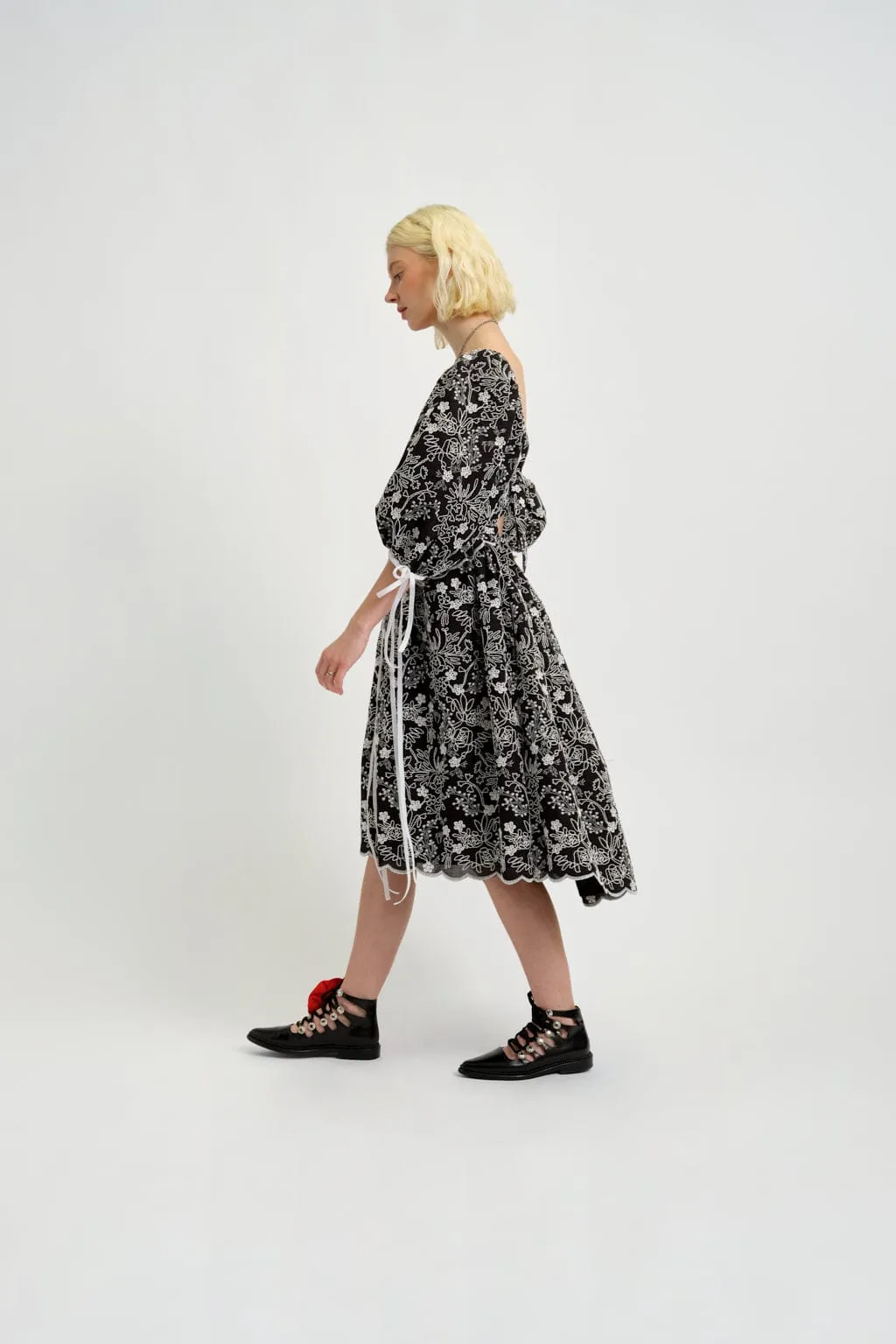 Pascale Dress Black Eyelet sold by Eliza Faulkner product image thumbnail 3