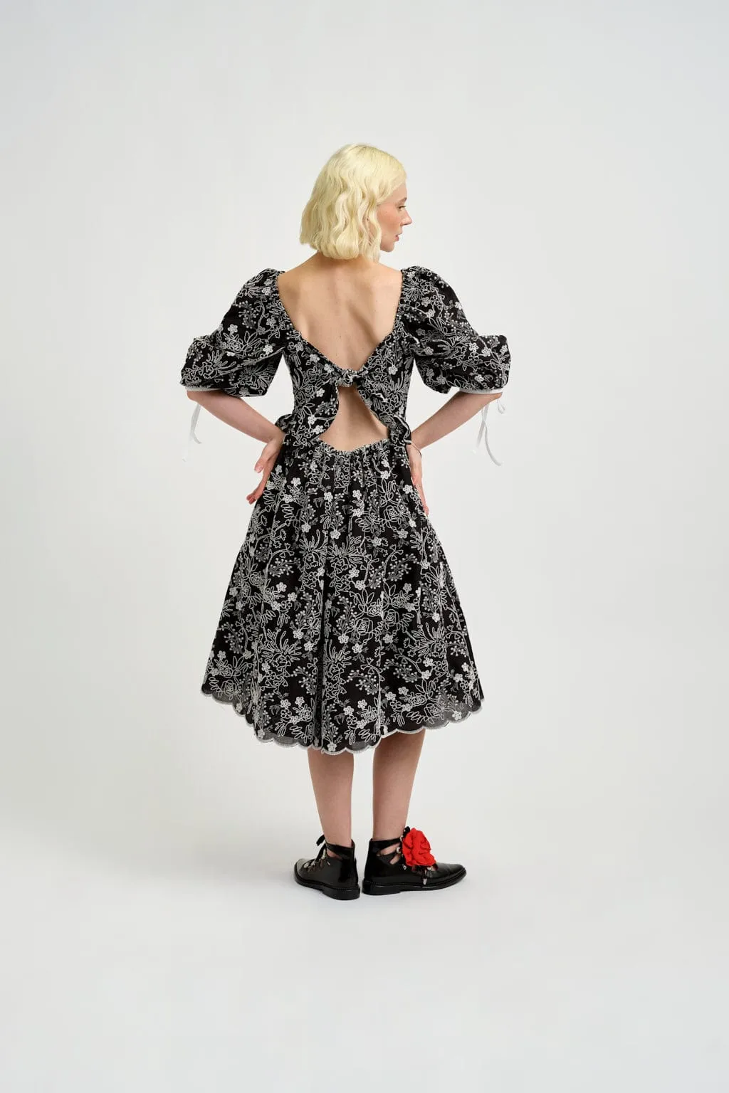 Pascale Dress Black Eyelet sold by Eliza Faulkner product image thumbnail 2