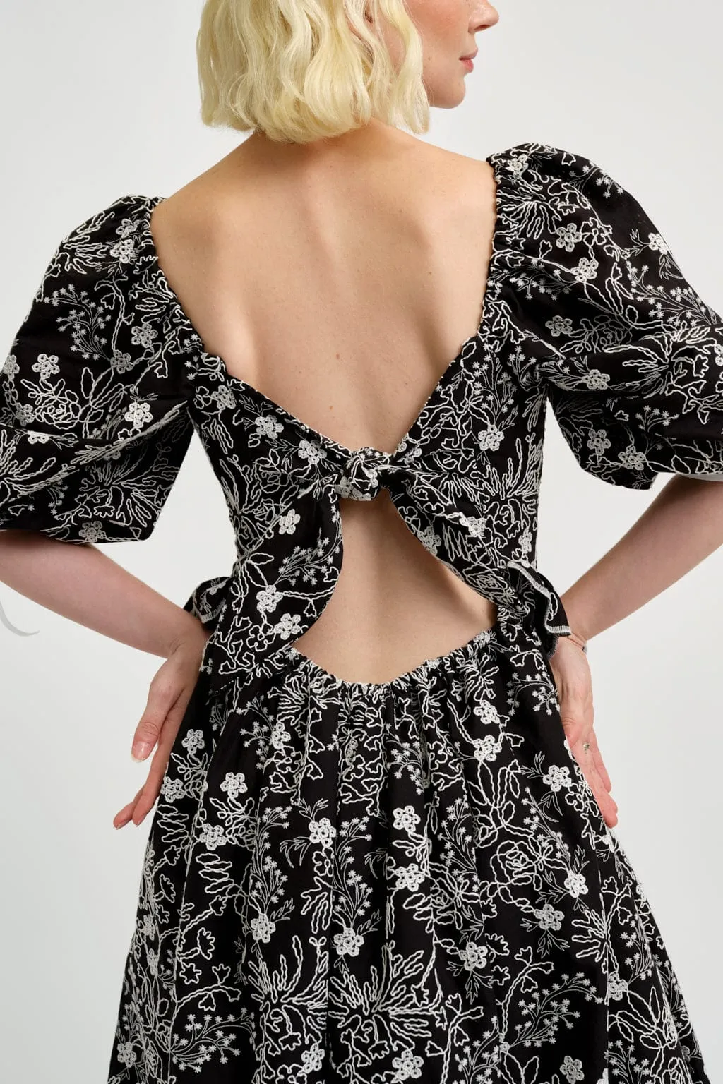 Pascale Dress Black Eyelet sold by Eliza Faulkner product image thumbnail 5