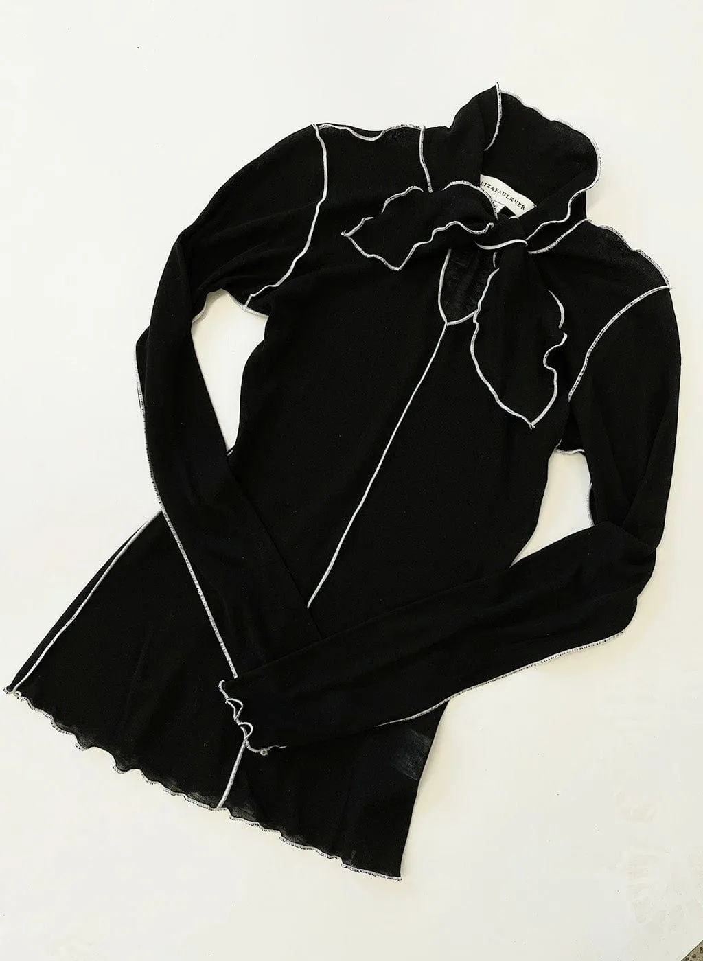 Pippa Top Black & White sold by Eliza Faulkner