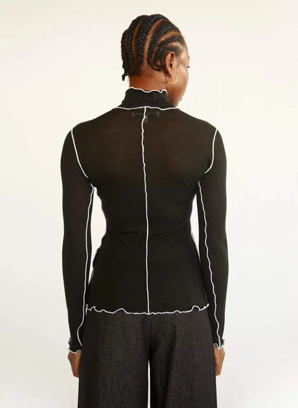 Pippa Top Black & White sold by Eliza Faulkner product image thumbnail 3