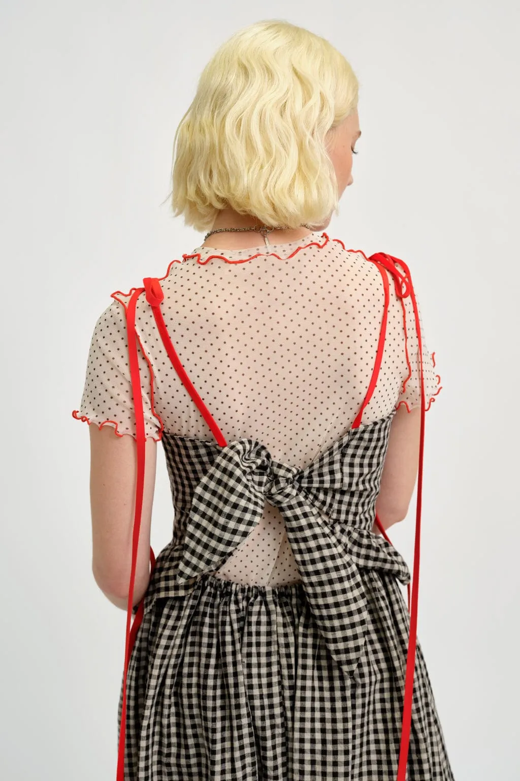 Tessa Dress Gingham Linen sold by Eliza Faulkner product image thumbnail 2