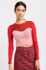 Bella Top Red & Pink sold by Eliza Faulkner