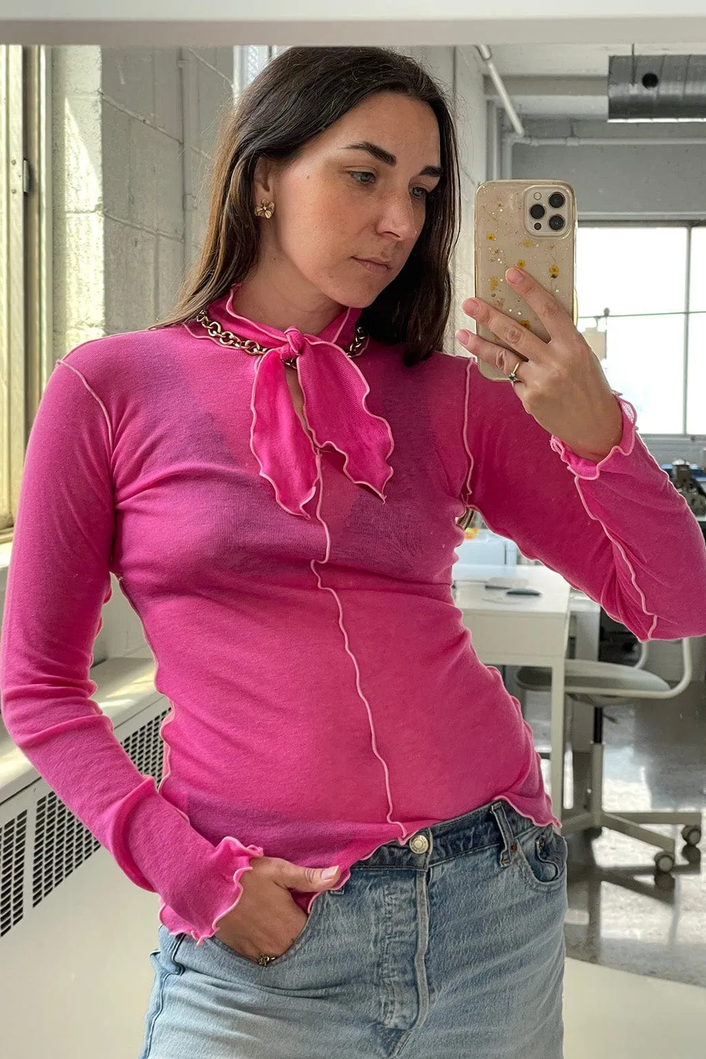 Pippa Top Barbie Pink sold by Eliza Faulkner product image thumbnail 4