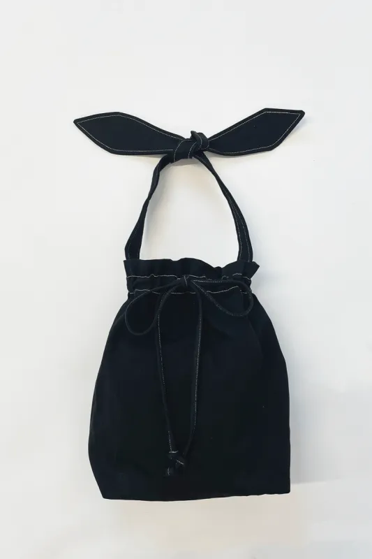 Bunni Tote Bag Black Twill sold by Eliza Faulkner