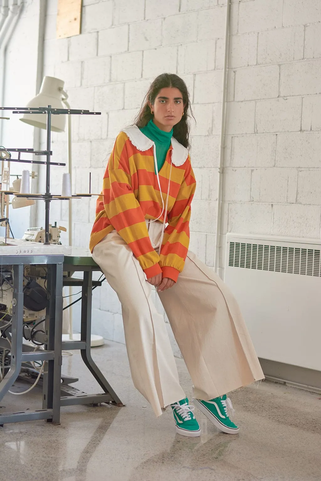 Rugby Top in Sunshine Stripe sold by Eliza Faulkner product image thumbnail 5