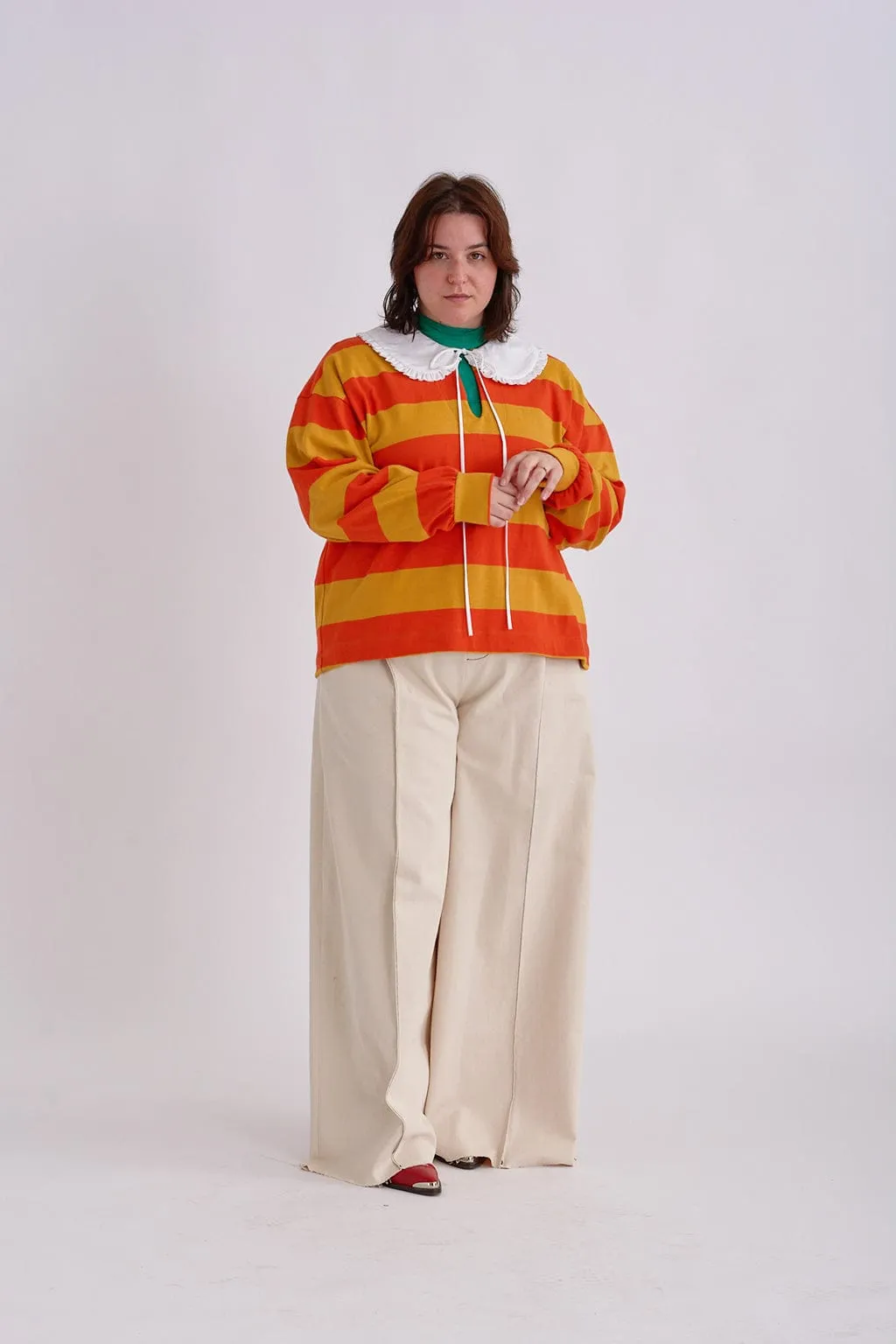 Rugby Top in Sunshine Stripe sold by Eliza Faulkner product image thumbnail 2