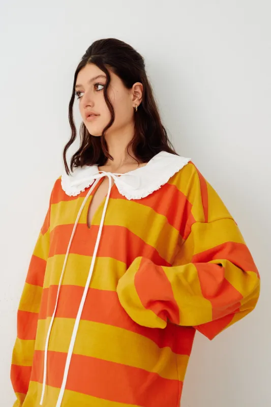 Rugby Top in Sunshine Stripe sold by Eliza Faulkner