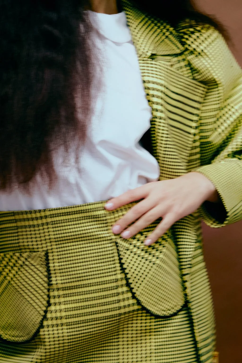 Tate Mini Skirt Yellow Plaid sold by Eliza Faulkner product image thumbnail 4