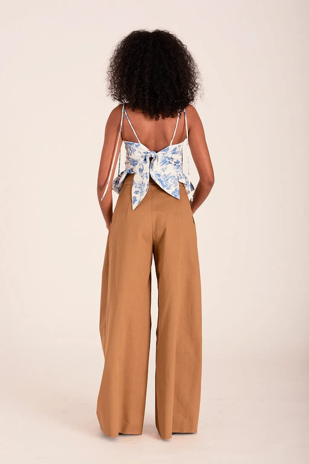 Lavoy Pants Toffee Brown Twill sold by Eliza Faulkner product image thumbnail 3