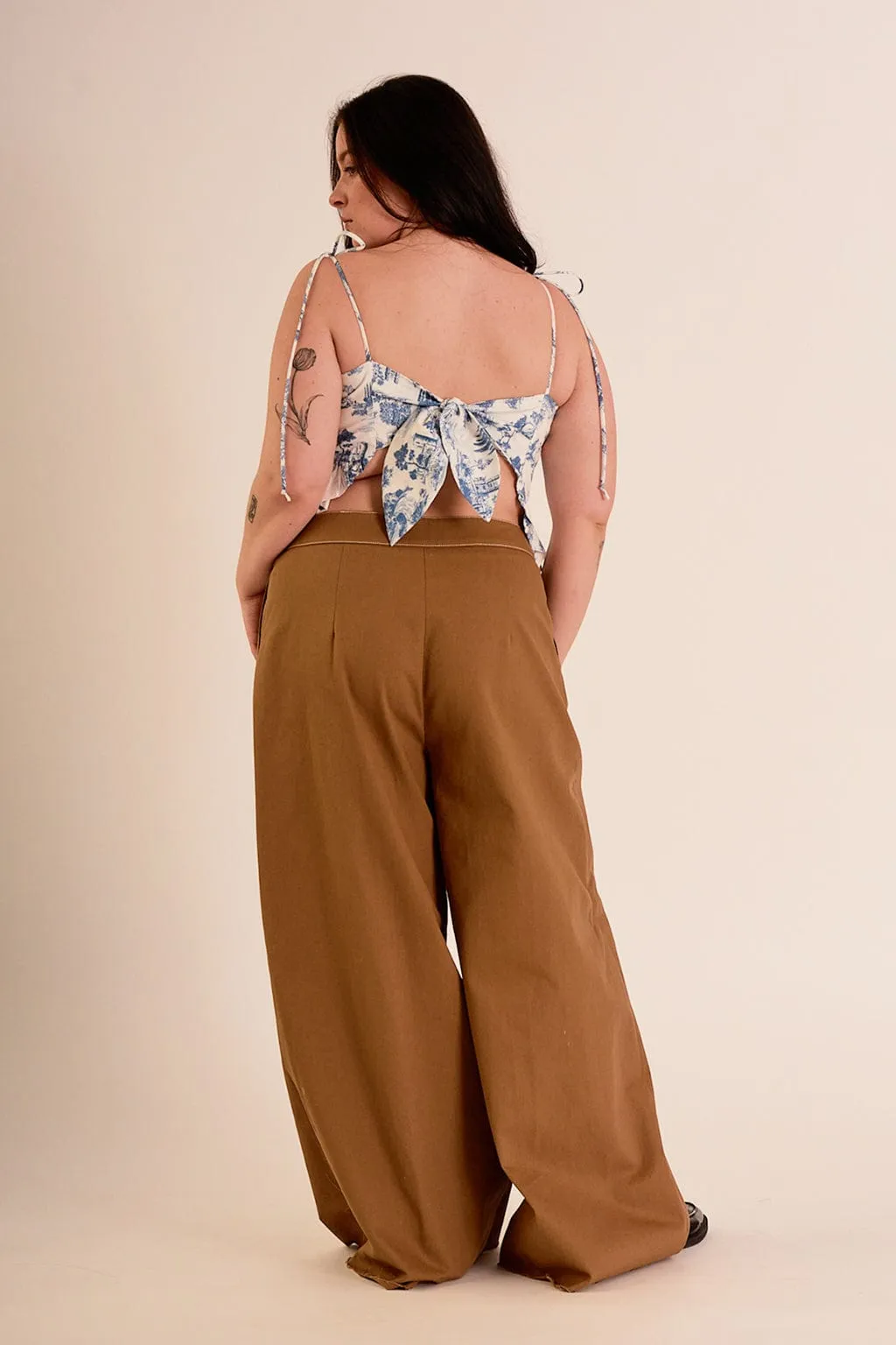Lavoy Pants Toffee Brown Twill sold by Eliza Faulkner product image thumbnail 5