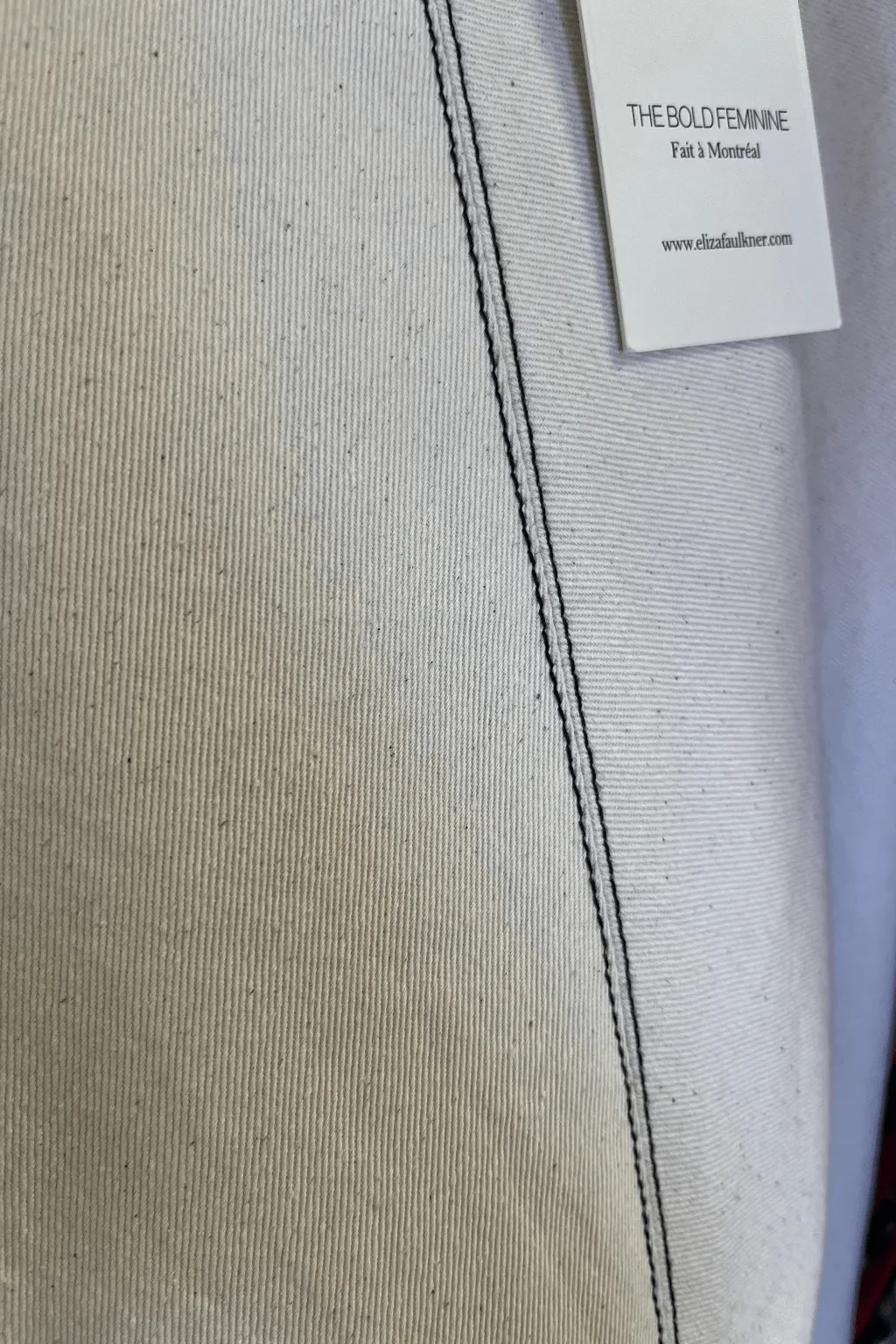 Imperfect Winnie Skirt Cream Twill sold by Eliza Faulkner product image thumbnail 2