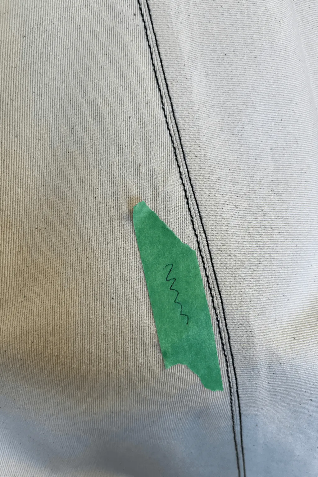 Imperfect Winnie Skirt Cream Twill sold by Eliza Faulkner product image thumbnail 3