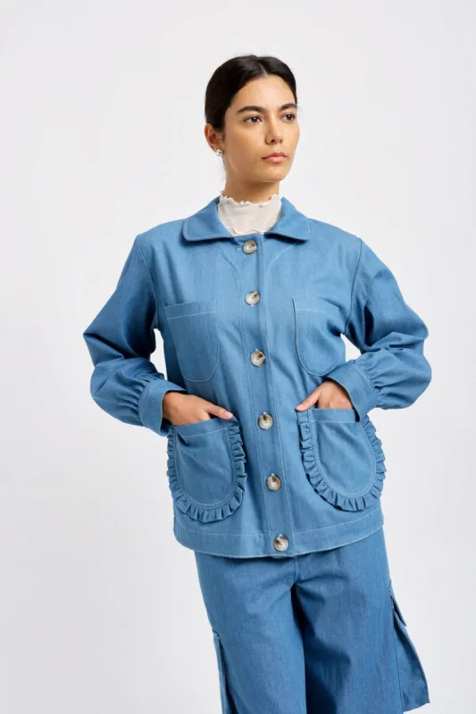 Work Jacket Blue Denim sold by Eliza Faulkner