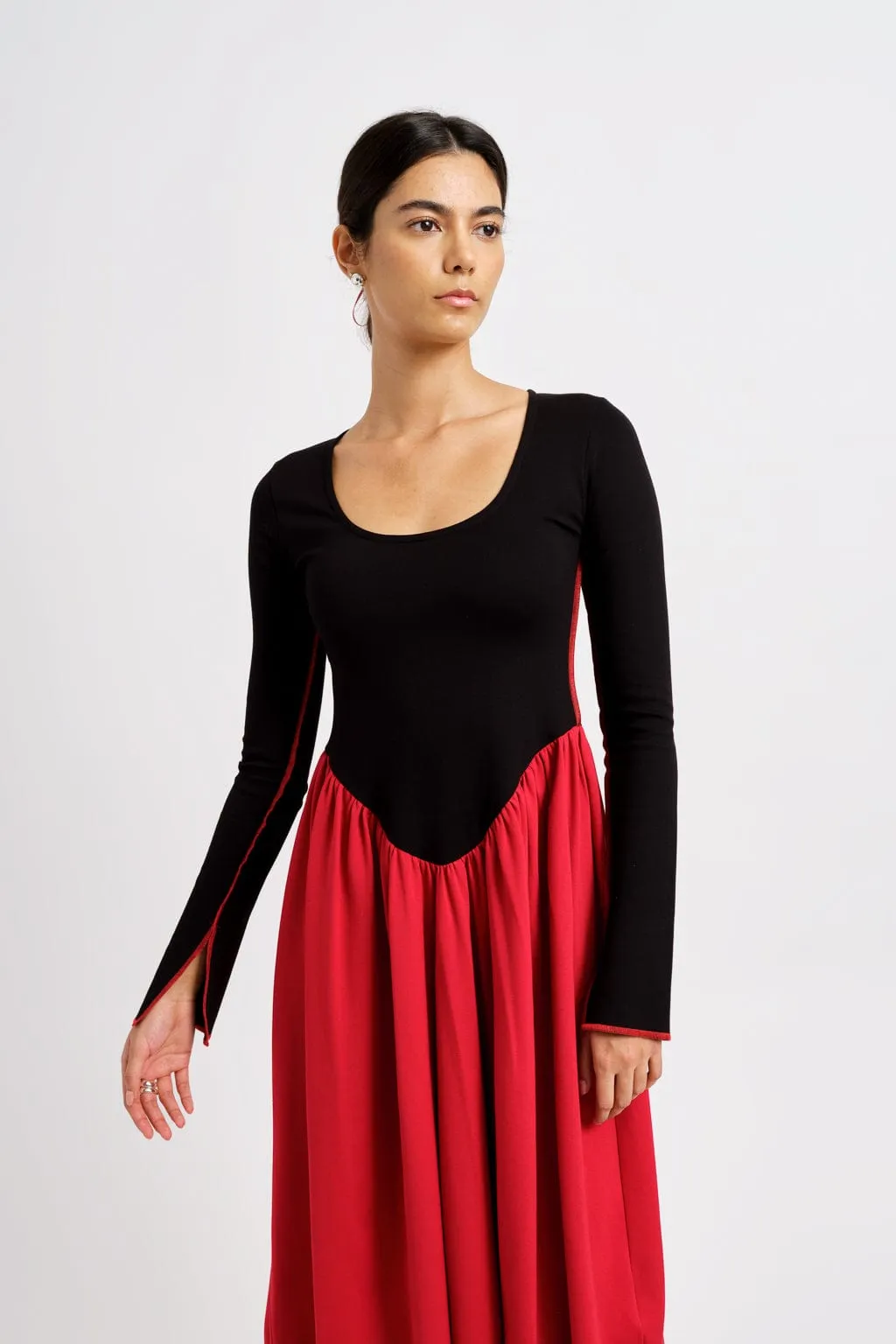 Joan Dress Black & Red sold by Eliza Faulkner product image thumbnail 3