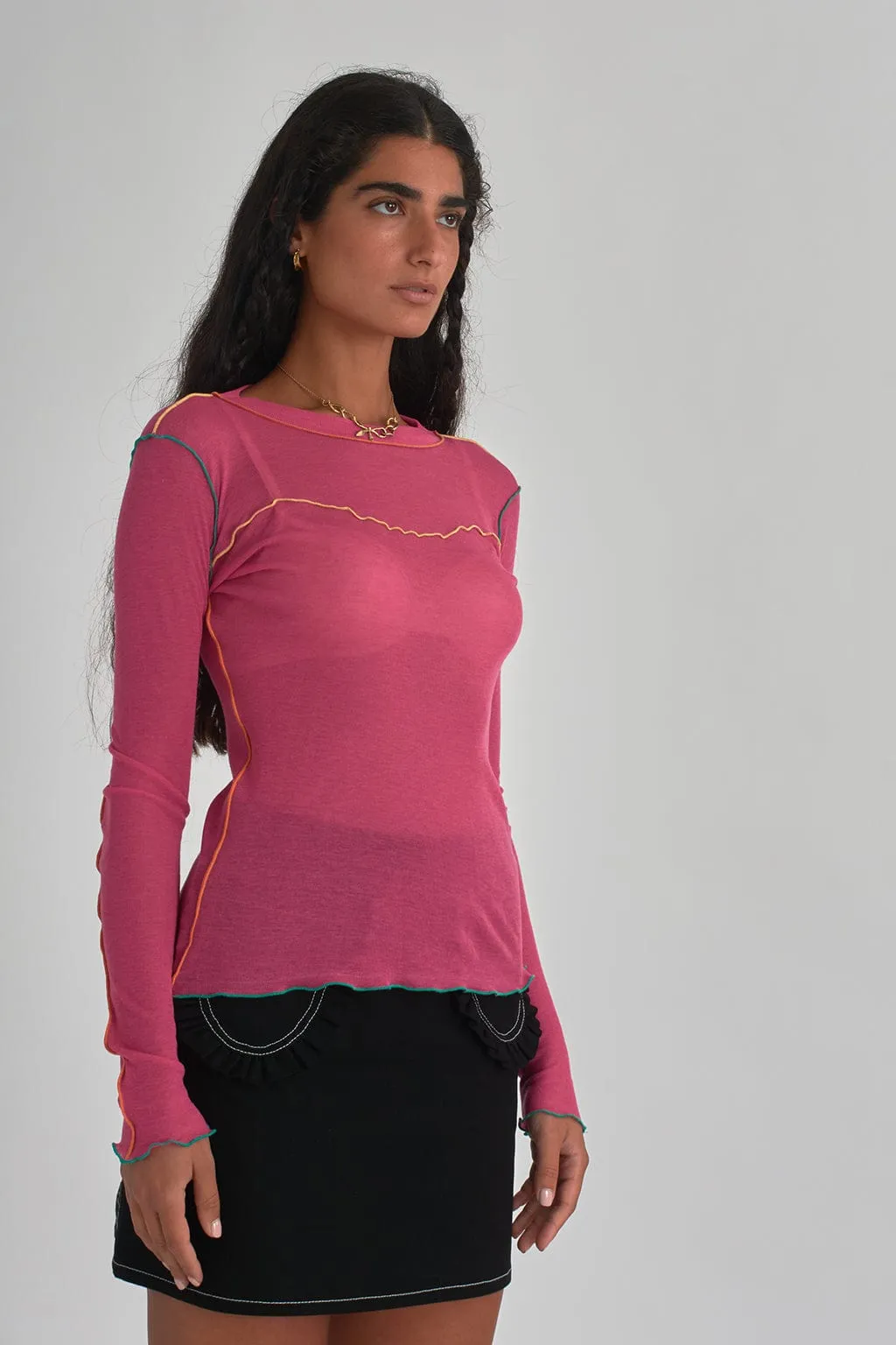 Delia Top Pink sold by Eliza Faulkner product image thumbnail 5