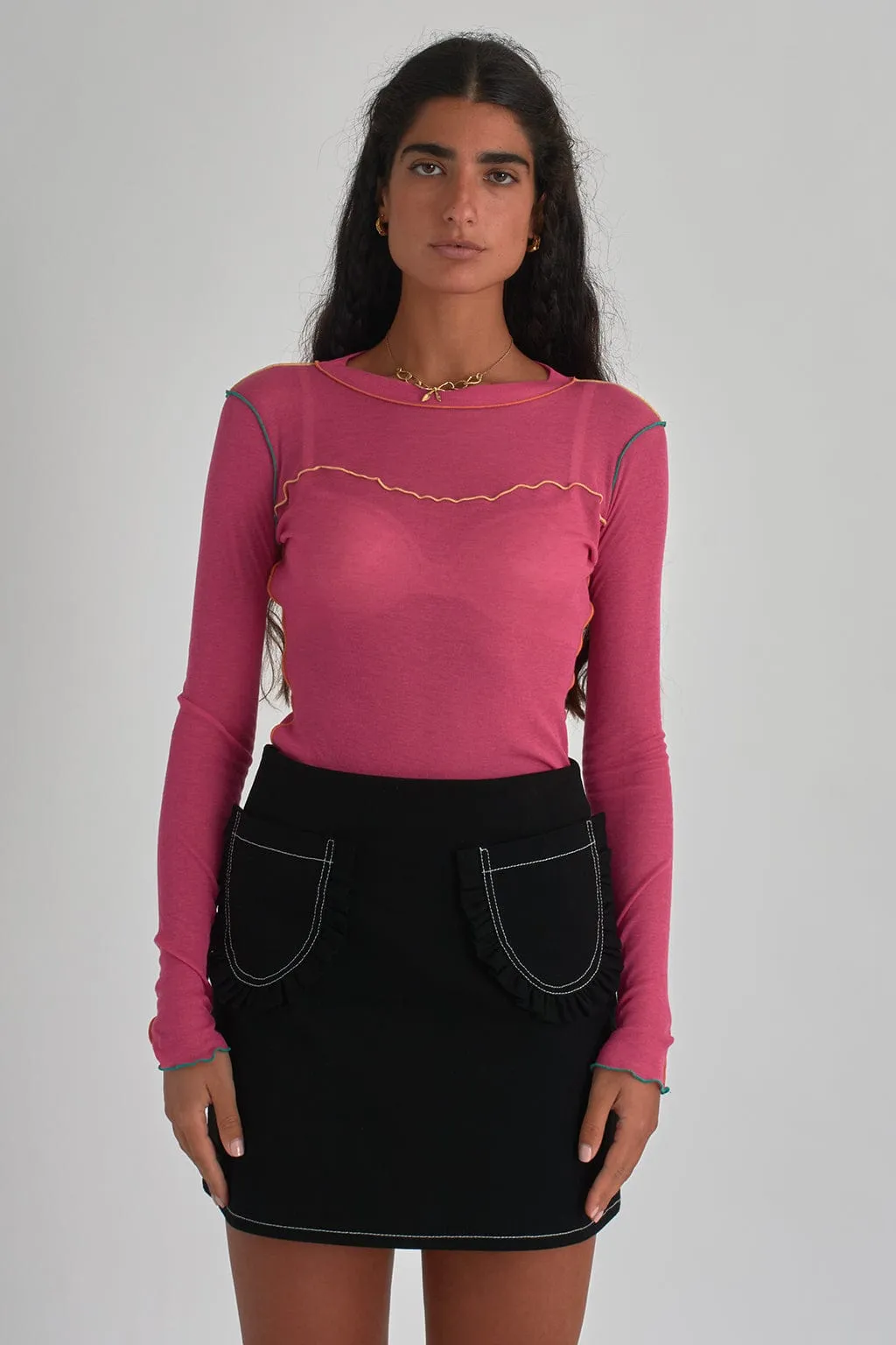 Delia Top Pink sold by Eliza Faulkner product image thumbnail 4