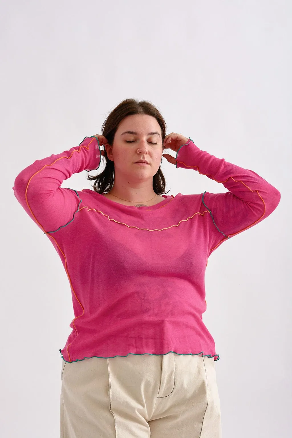 Delia Top Pink sold by Eliza Faulkner product image thumbnail 2