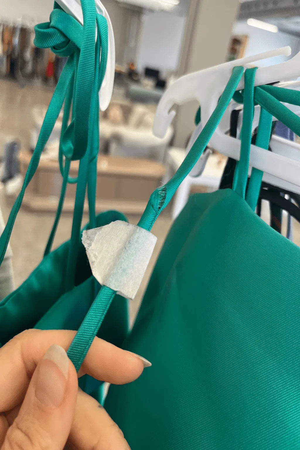 Imperfect Cora Trapeze Dress Mermaid Teal sold by Eliza Faulkner product image thumbnail 3