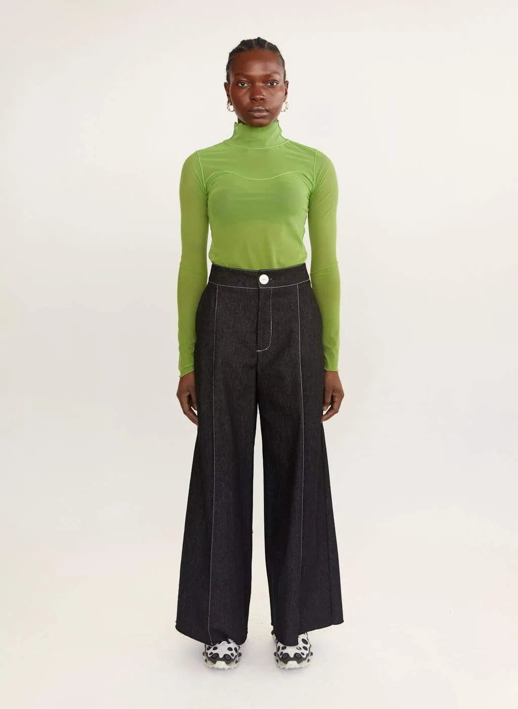 Black Denim Lavoy Pants sold by Eliza Faulkner product image thumbnail 3
