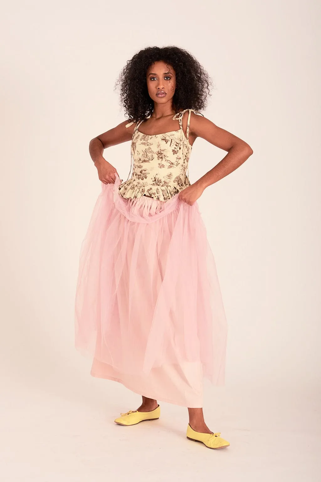 Tilly Skirt Pink Ballet Tulle sold by Eliza Faulkner product image thumbnail 3