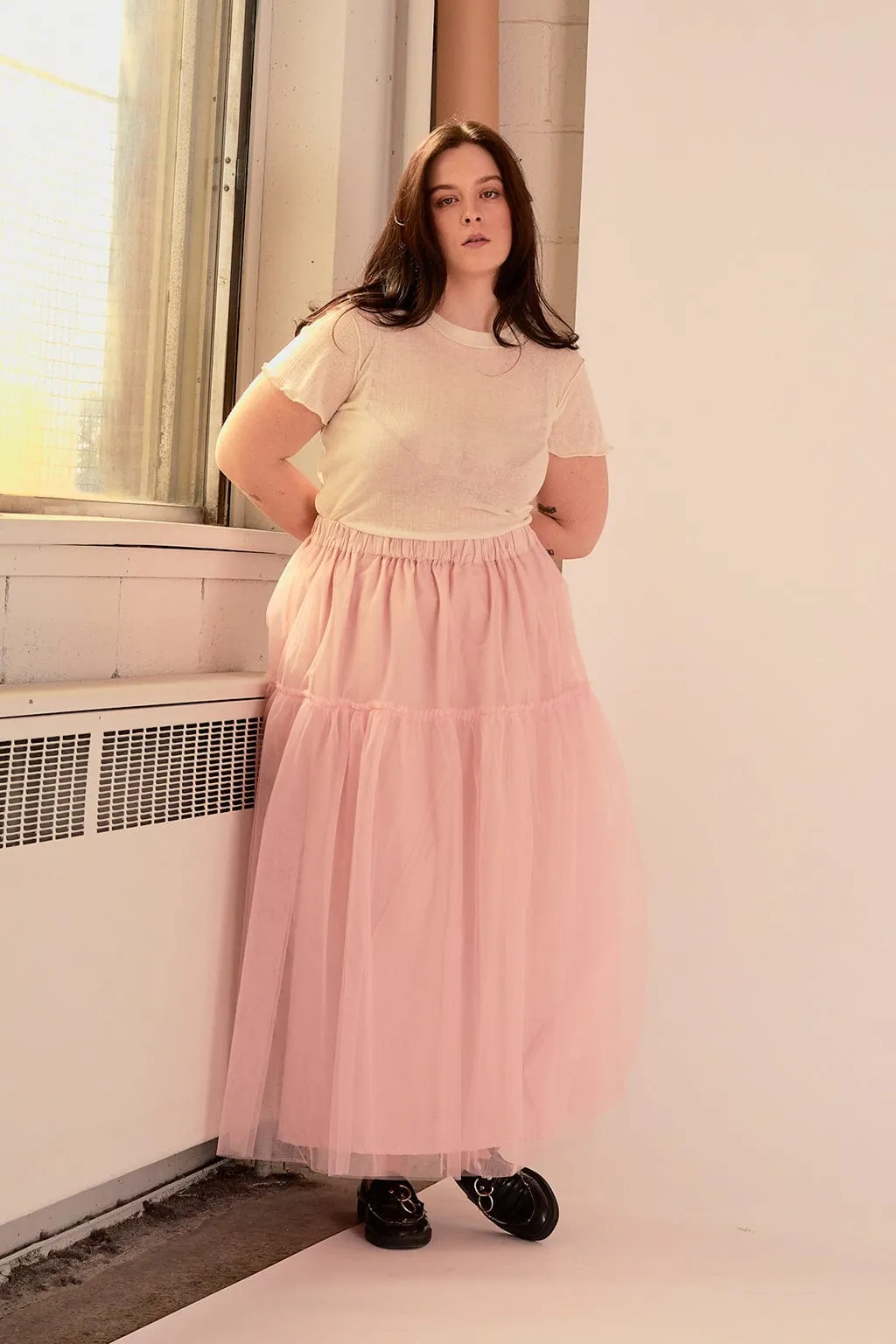 Tilly Skirt Pink Ballet Tulle sold by Eliza Faulkner