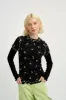Longsleeve Rib Tee Black sold by Eliza Faulkner