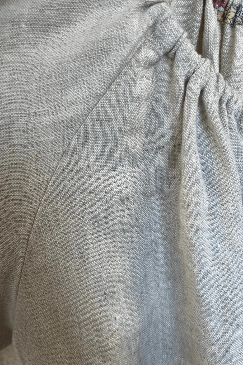 Imperfect Beige Linen Jumpsuit sold by Eliza Faulkner product image thumbnail 2
