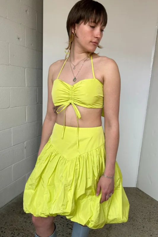 Frankie Halter Top Green sold by Eliza Faulkner